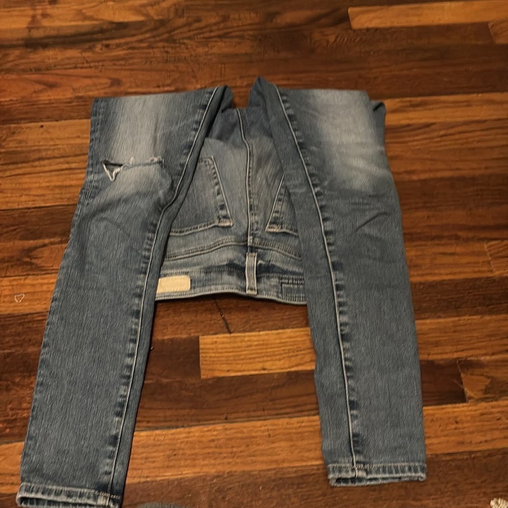 AG Mila Super High Rise Skinny Distressed Jeans - Picture 6 of 7